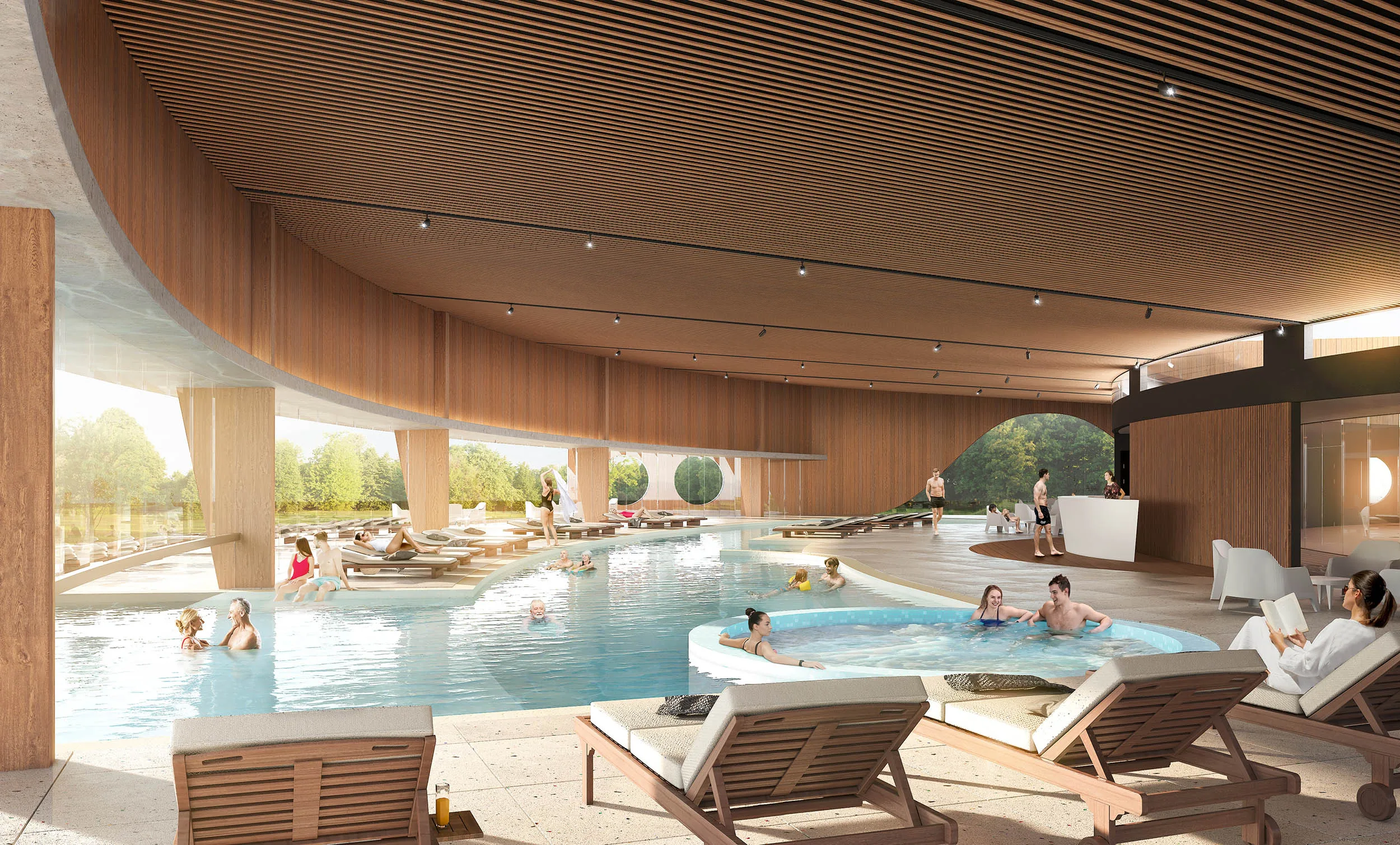 Iporá — Pool interior